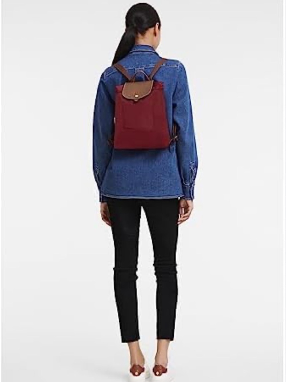 Longchamp Le Pliage Backpack in Red - Picture 3 of 8